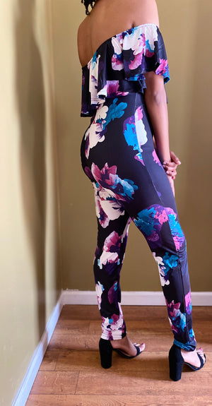 Black Mulit-Color Bodysuit