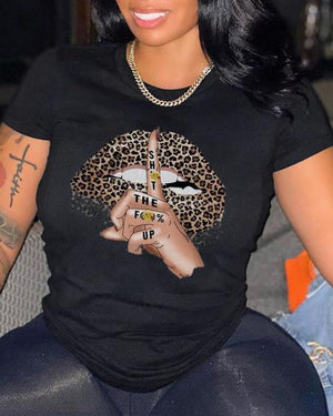 Graphic Print Short Sleeve T-shirt