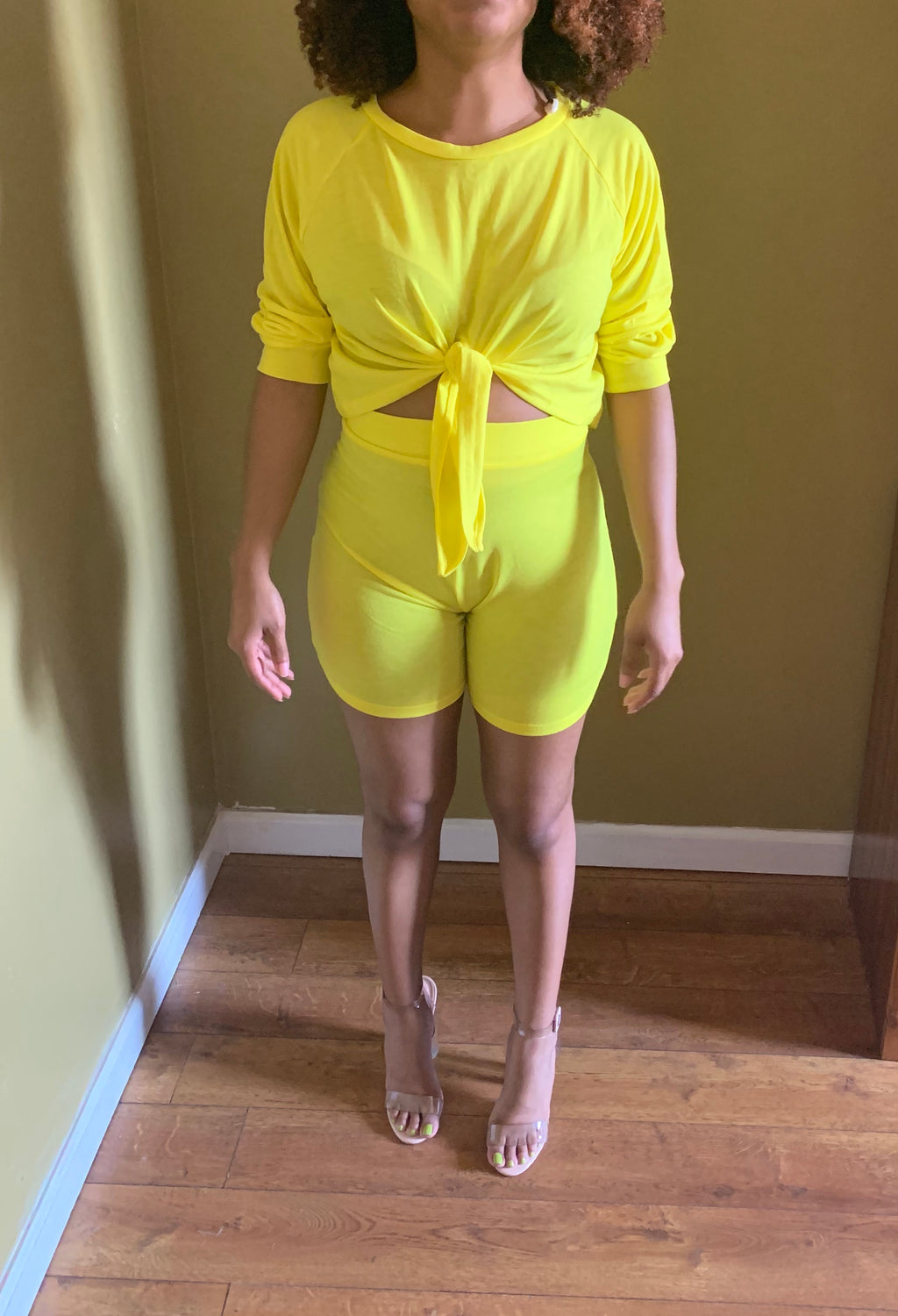 Yellow Two Piece Set