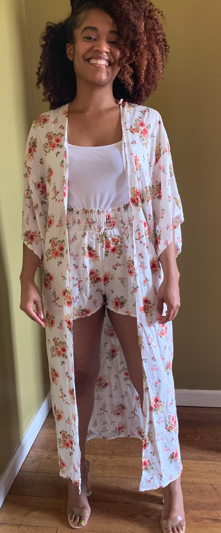 Floral Set W/ Mask