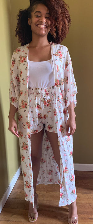 Floral Set W/ Mask