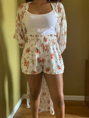 Floral Set W/ Mask